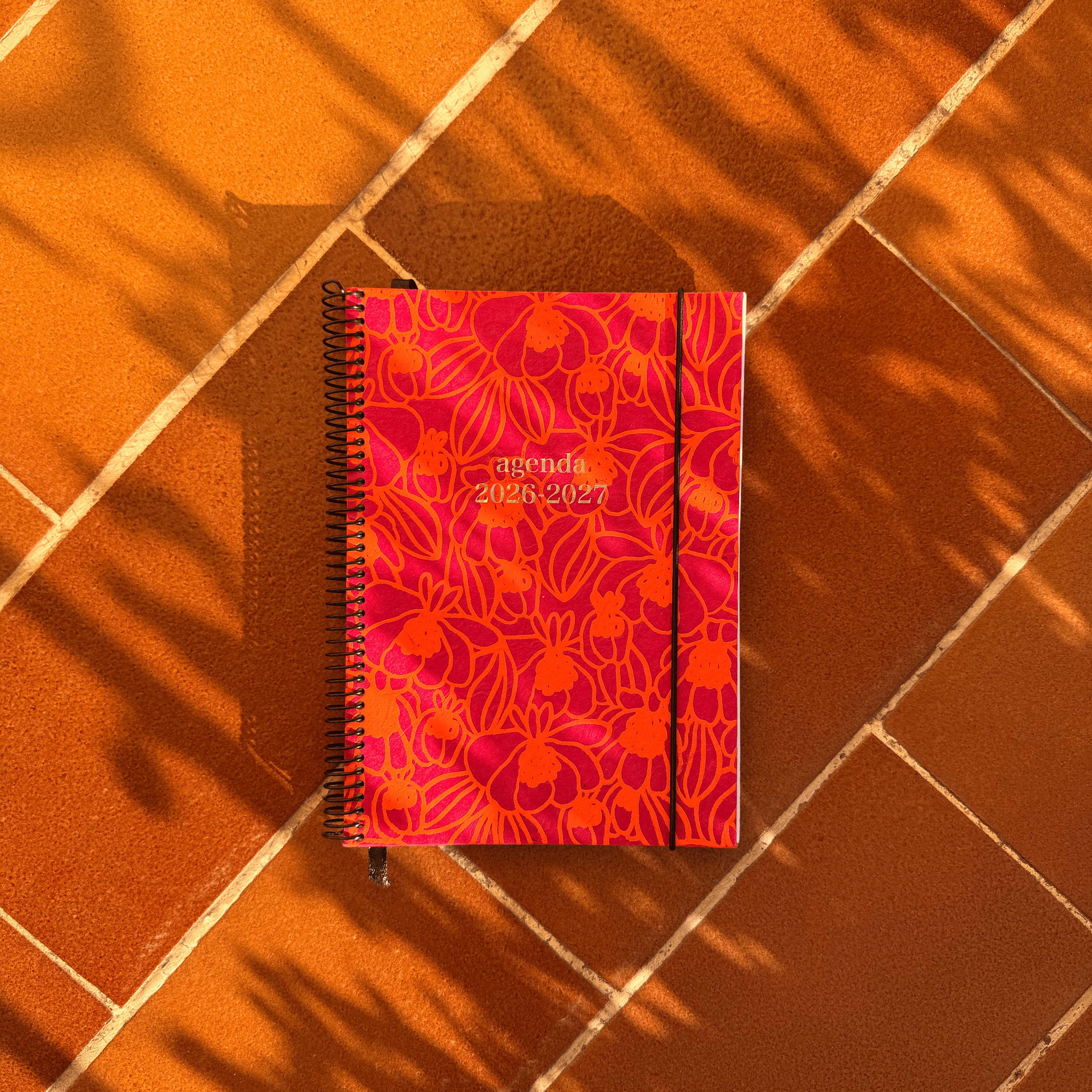 Agenda amb portada estampada