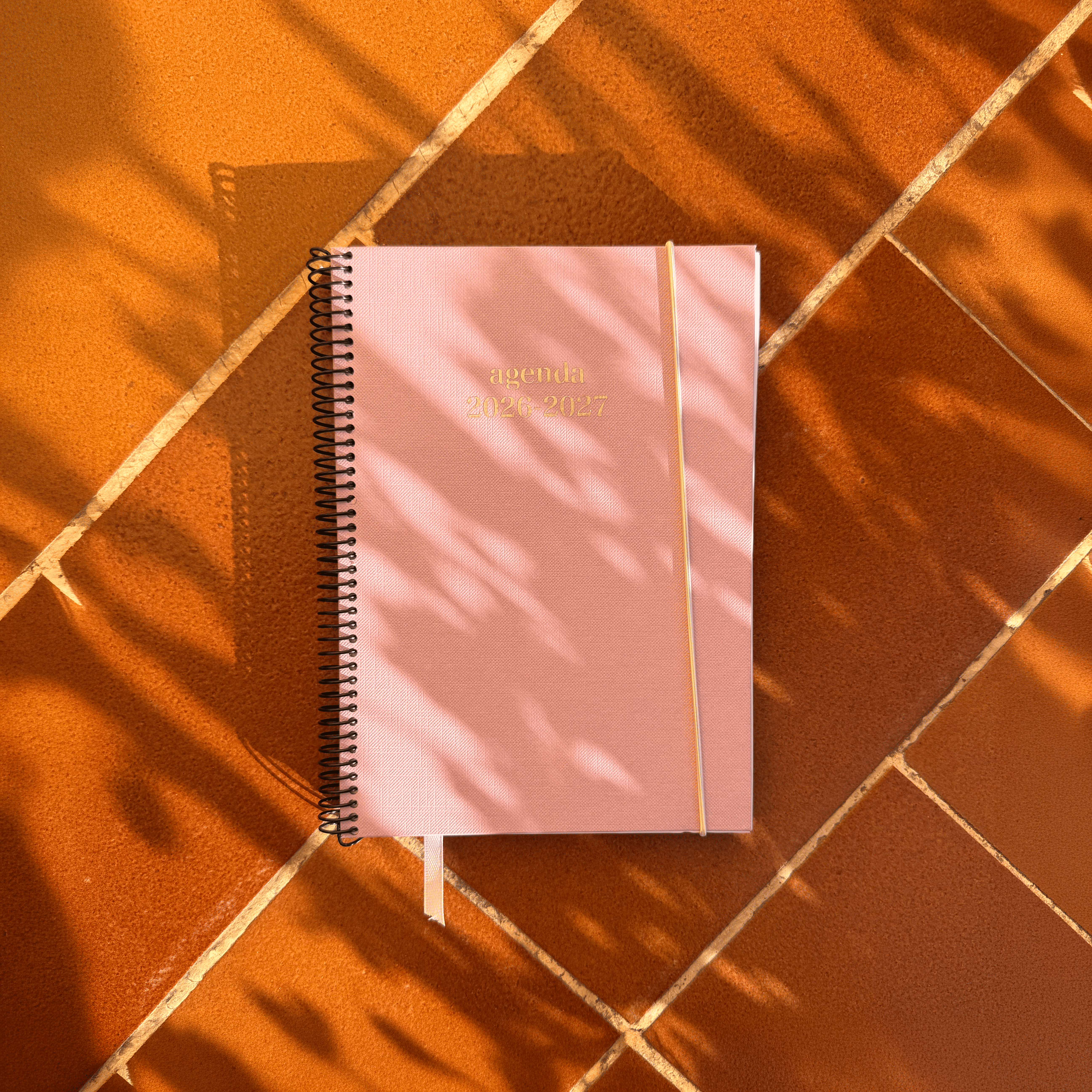 Agenda amb portada lila