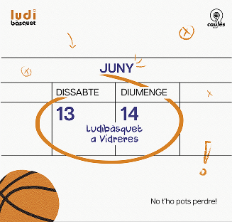 Peça de xarxes Ludibàsquet calendari